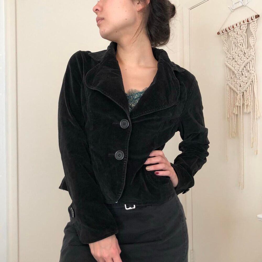 2000s Velour Blazer
